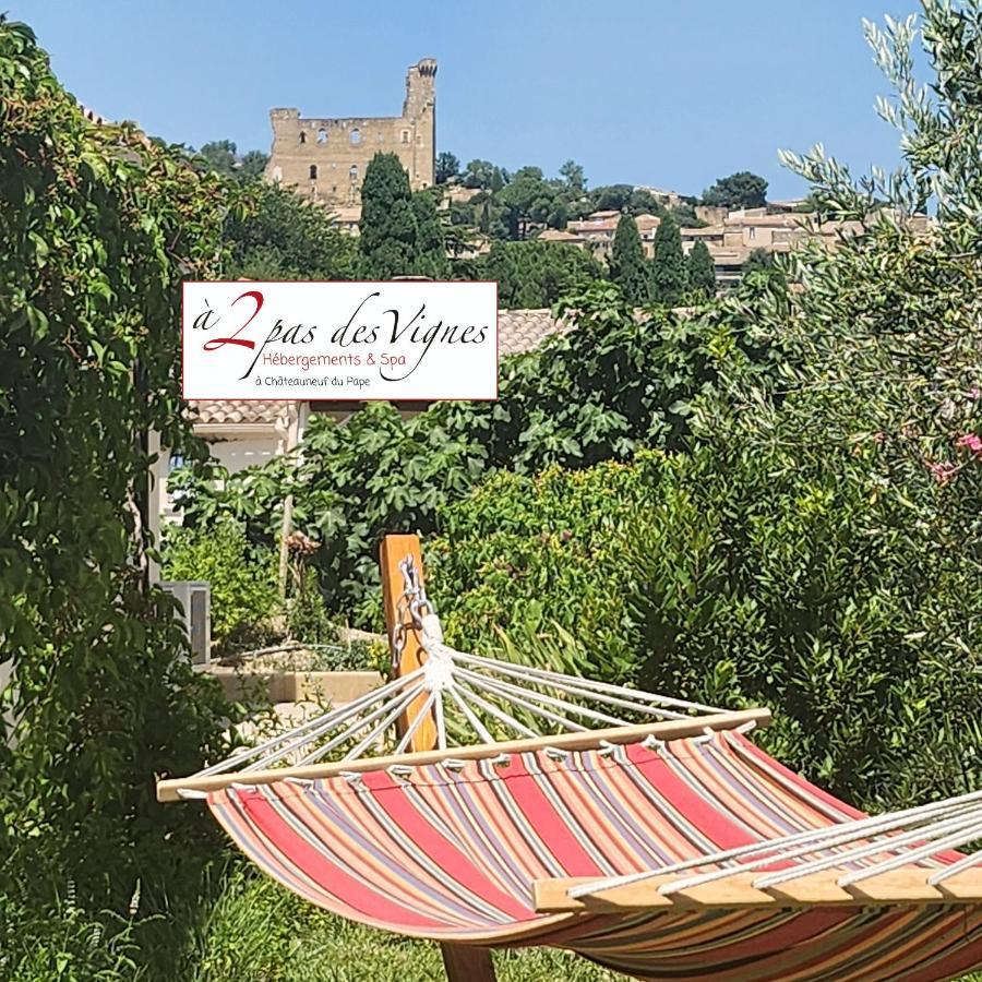 A 2 Pas Des Vignes, Hebergements Et Spa, Maison Numero 6, A Chateauneuf Du Pape Eksteriør billede