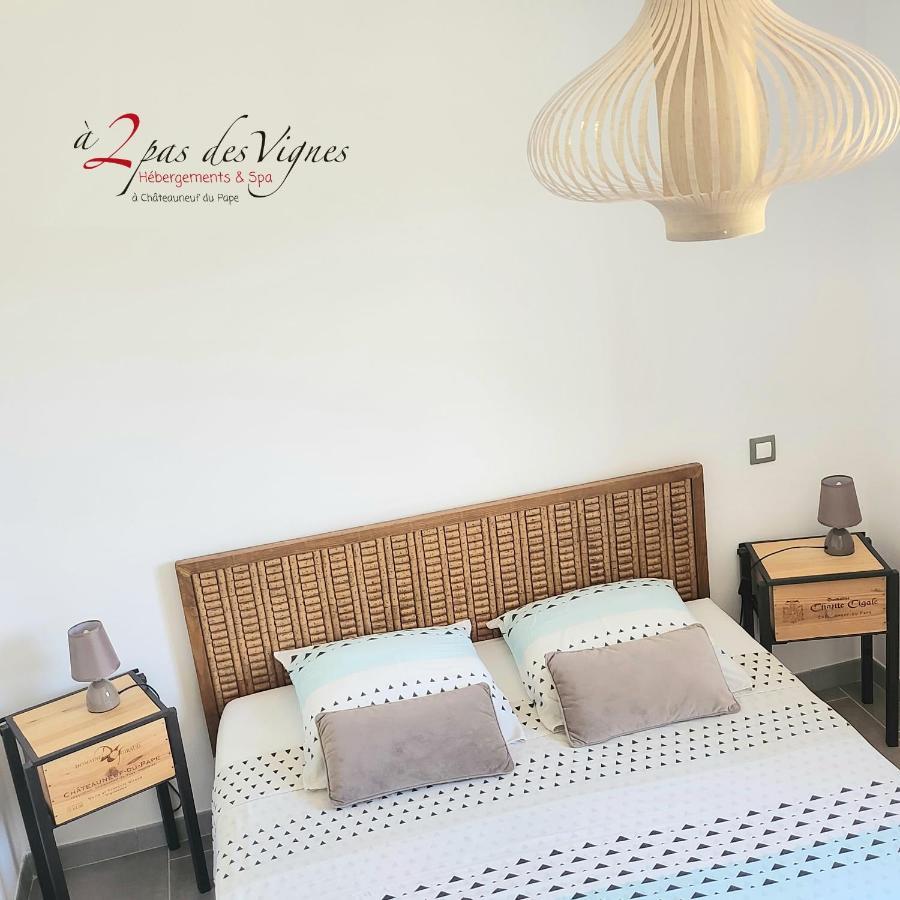 A 2 Pas Des Vignes, Hebergements Et Spa, Maison Numero 6, A Chateauneuf Du Pape Eksteriør billede